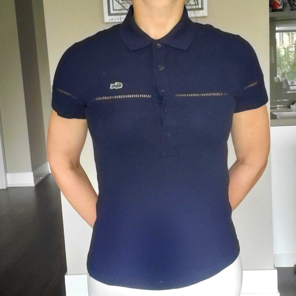 ๐ 4X HOST PICK ๐ Lacoste ๐ Cotton Polo Shirt ๐ - Picture 3 of 16